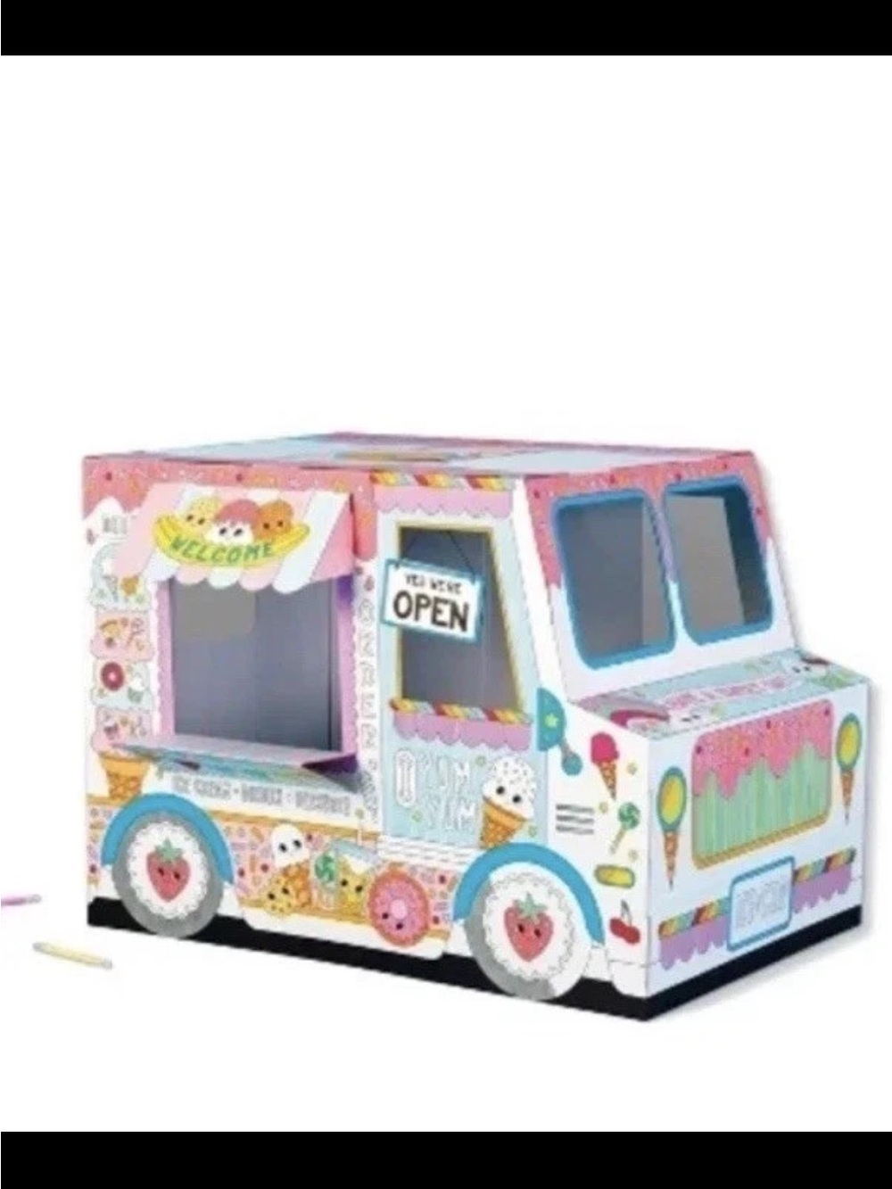 Create-Your-Own Food Coloring Truck Kit Kid Activities- Mondo Llama T™